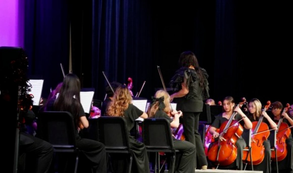 Orchestra performing at Fall Concert